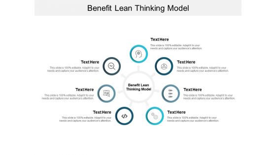 Benefit Lean Thinking Model Ppt PowerPoint Presentation Model Graphics Design Cpb
