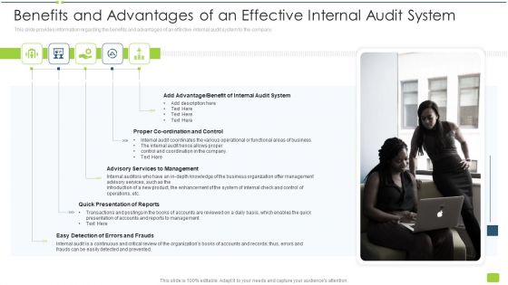 Benefits And Advantages Of An Effective Internal Audit System Ppt Model Format PDF Benefits And Advantages Of An Effective Internal Audit System Ppt Model Format PDF