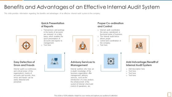 Benefits And Advantages Of An Effective Internal Audit System Ppt Show Tips PDF Benefits And Advantages Of An Effective Internal Audit System Ppt Show Tips PDF