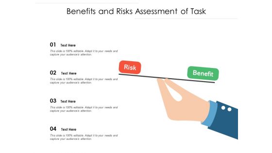 Benefits And Risks Assessment Of Task Ppt PowerPoint Presentation File Topics PDF