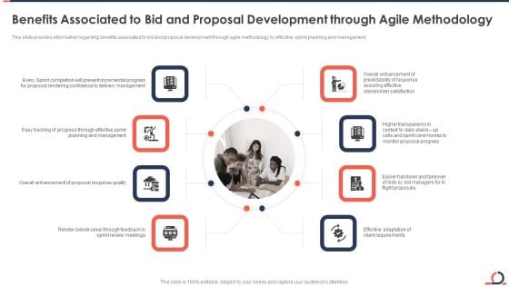 Benefits Associated To Bid And Proposal Development Through Agile Methodology Developing Fixed Bid Projects Using Agile IT Summary PDF