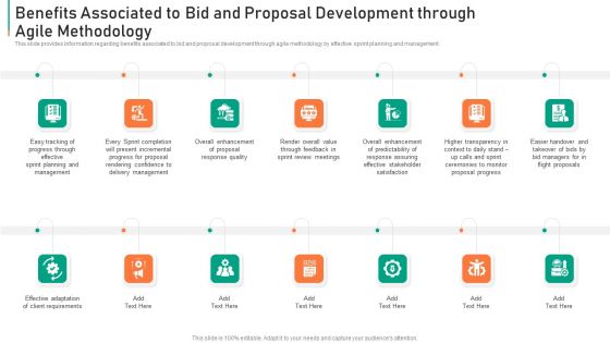 Benefits Associated To Bid And Proposal Development Through Agile Methodology Guidelines PDF