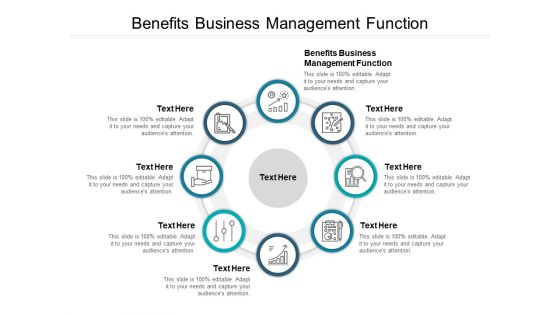 Benefits Business Management Function Ppt PowerPoint Presentation Show Infographics Cpb