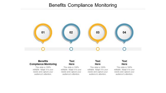 Benefits Compliance Monitoring Ppt PowerPoint Presentation Icon Aids Cpb