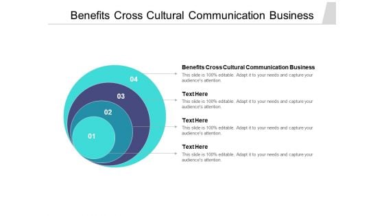 Benefits Cross Cultural Communication Business Ppt PowerPoint Presentation Show Visual Aids Cpb Pdf