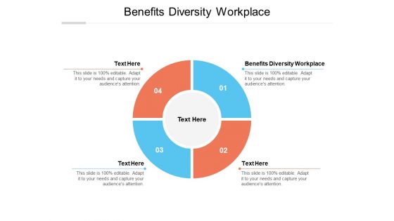 Benefits Diversity Workplace Ppt PowerPoint Presentation Diagram Templates Cpb