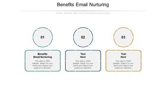 Benefits Email Nurturing Ppt PowerPoint Presentation File Portrait Cpb Pdf