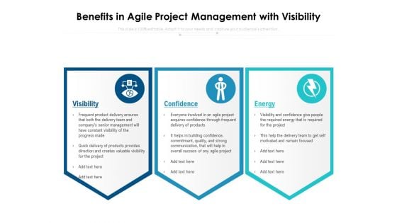 Benefits In Agile Project Management With Visibility Ppt PowerPoint Presentation Gallery Microsoft PDF Benefits In Agile Project Management With Visibility Ppt PowerPoint Presentation Gallery Microsoft PDF