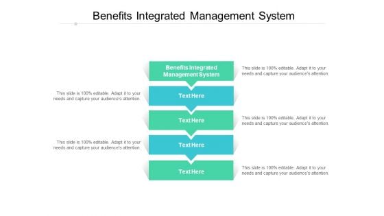 Benefits Integrated Management System Ppt PowerPoint Presentation Icon Portrait Cpb