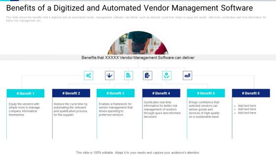 Benefits Of A Digitized And Automated Vendor Management Software Elements PDF