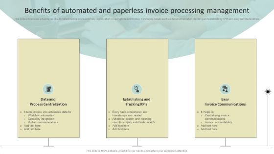 Benefits Of Automated And Paperless Invoice Processing Management Professional PDF Benefits Of Automated And Paperless Invoice Processing Management Professional PDF