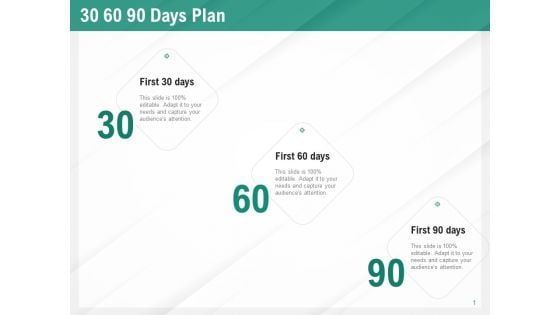 Benefits Of Business Process Automation 30 60 90 Days Plan Ppt Portfolio Demonstration PDF