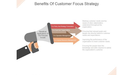 Benefits Of Customer Focus Strategy Ppt PowerPoint Presentation Tips