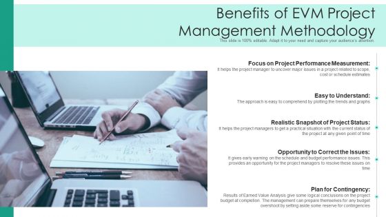 Benefits Of EVM Project Management Methodology Elements PDF