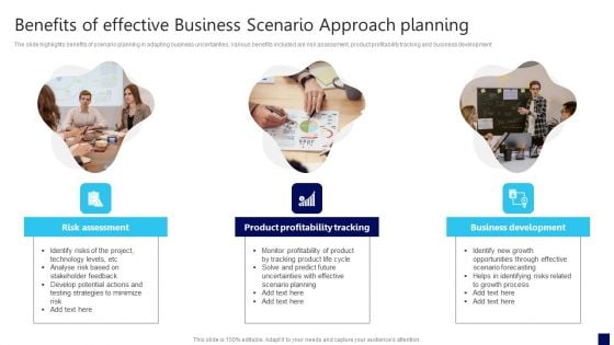 Benefits Of Effective Business Scenario Approach Planning Inspiration PDF