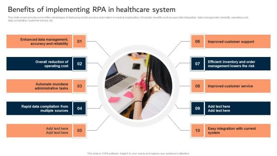 Benefits Of Implementing RPA In Healthcare System Sample PDF