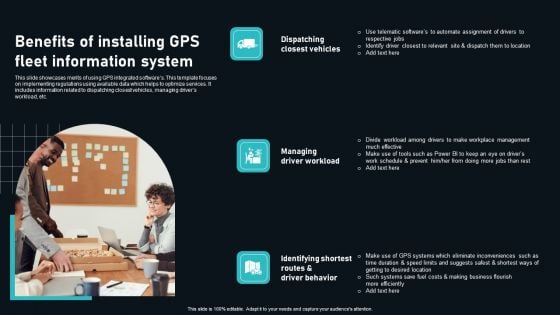 Benefits Of Installing GPS Fleet Information System Introduction PDF