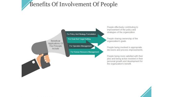 Benefits Of Involvement Of People Ppt PowerPoint Presentation Infographics Infographic Template