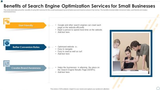 Benefits Of Search Engine Optimization Services For Small Businesses Ppt Show Templates PDF