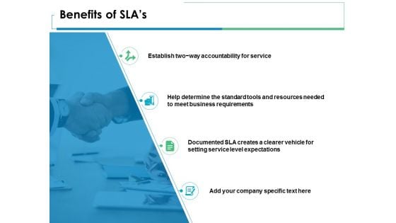 Benefits Of Slas Ppt PowerPoint Presentation Icon Gridlines