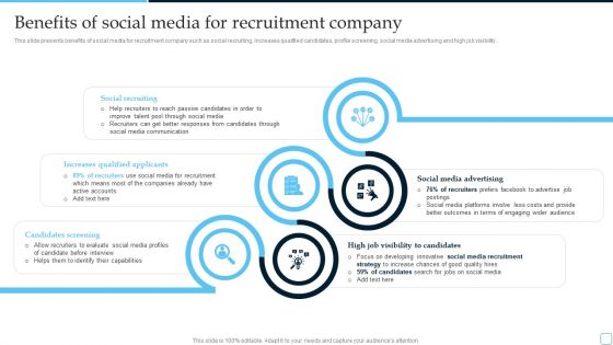 Benefits Of Social Media For Recruitment Company Tactical Plan To Enhance Social Themes PDF