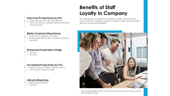 Benefits Of Staff Loyalty In Company Ppt PowerPoint Presentation Icon Show PDF