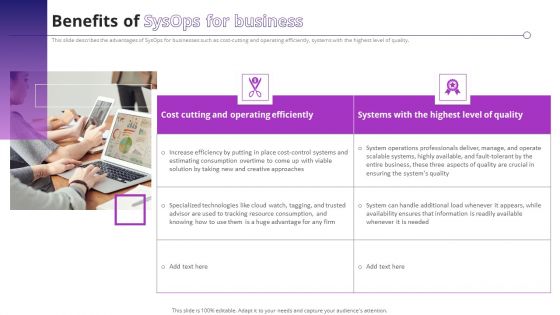 Benefits Of Sysops For Business Ppt PowerPoint Presentation File Professional PDF