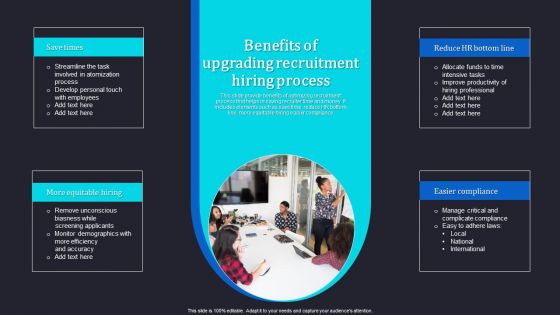 Benefits Of Upgrading Recruitment Hiring Process Themes PDF