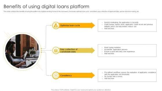 Benefits Of Using Digital Loans Platform Ppt Diagram Graph Charts PDF Benefits Of Using Digital Loans Platform Ppt Diagram Graph Charts PDF