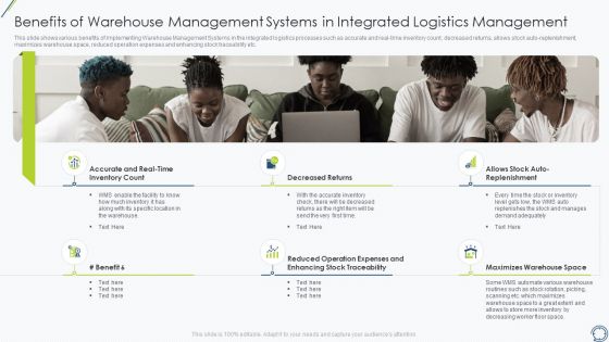 Benefits Of Warehouse Management Systems In Integrated Logistics Management Pictures PDF