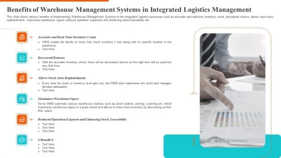 Benefits Of Warehouse Management Systems In Integrated Logistics Management Sample PDF