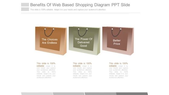 Benefits Of Web Based Shopping Diagram Ppt Slide