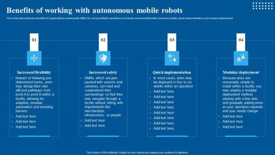 Benefits Of Working With Autonomous Mobile Robots Designs PDF