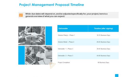 Benefits Realization Management Project Management Proposal Timeline Rules PDF