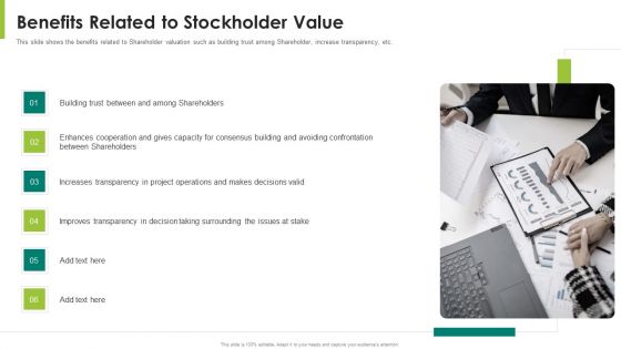 Benefits Related To Stockholder Value Ppt Show Guide PDF