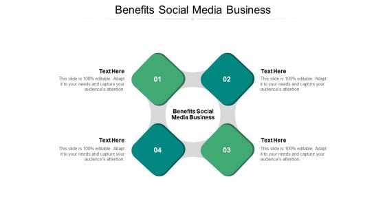 Benefits Social Media Business Ppt PowerPoint Presentation Ideas Good Cpb