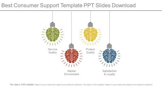 Best Consumer Support Template Ppt Slides Download