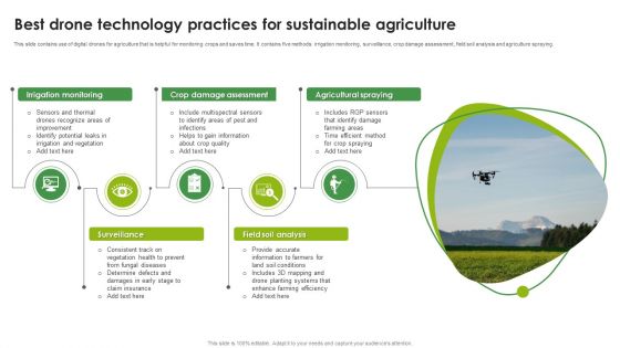 Best Drone Technology Practices For Sustainable Agriculture Themes PDF