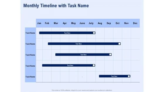 Best Employee Appreciation Workplace Monthly Timeline With Task Name Portrait PDF