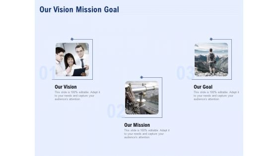 Best Employee Appreciation Workplace Our Vision Mission Goal Ppt Ideas File Formats PDF