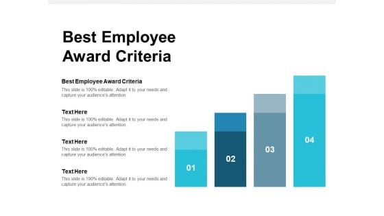 Best Employee Award Criteria Ppt PowerPoint Presentation Styles Mockup Cpb