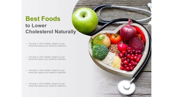 Best Foods To Lower Cholesterol Naturally Ppt PowerPoint Presentation Slides Ideas