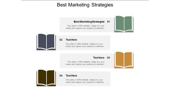 Best Marketing Strategies Ppt PowerPoint Presentation Model Slideshow Cpb