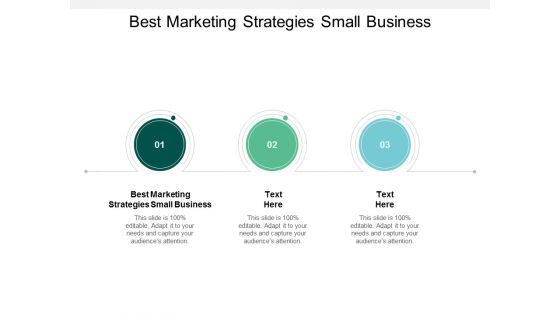 Best Marketing Strategies Small Business Ppt PowerPoint Presentation Icon Portfolio Cpb