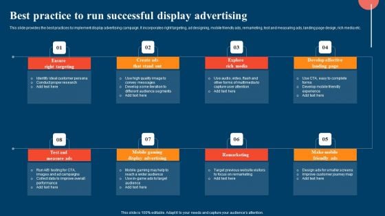 Best Practice To Run Successful Display Advertising Ppt Inspiration Smartart PDF