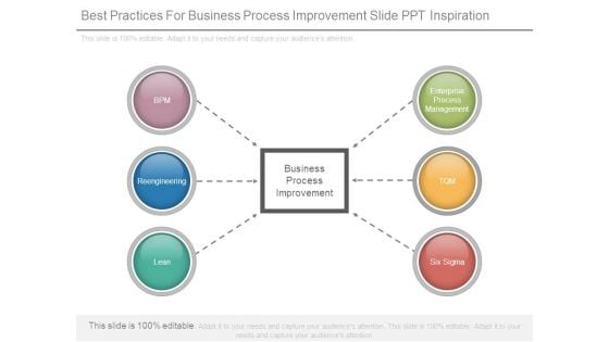 Best Practices For Business Process Improvement Slide Ppt Inspiration Best Practices For Business Process Improvement Slide Ppt Inspiration