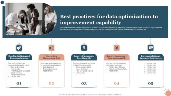 Best Practices For Data Optimization To Improvement Capability Structure PDF Best Practices For Data Optimization To Improvement Capability Structure PDF