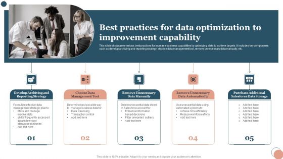 Best Practices For Data Optimization To Improvement Capability Structure PDF