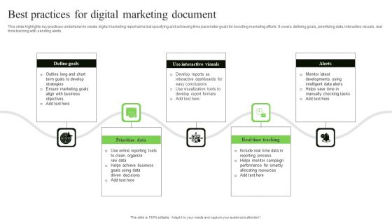 Best Practices For Digital Marketing Document Ideas PDF Best Practices For Digital Marketing Document Ideas PDF