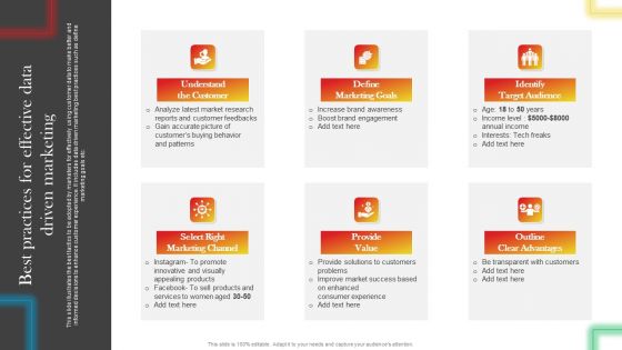 Best Practices For Effective Data Driven Marketing Microsoft PDF